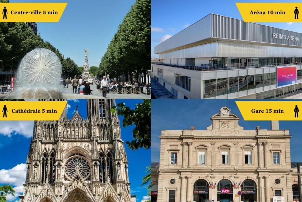 Forum Flower Spacieux T2 Au Coeur De La Ville Реймс Экстерьер фото